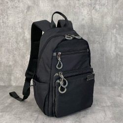 多口袋雙肩後後背包男女通勤休閒旅行大容量電腦媽咪包學生書包登山包