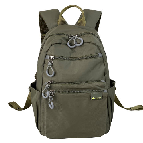 多口袋雙肩後後背包男女通勤休閒旅行大容量電腦媽咪包學生書包登山包