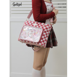 Sportsgirl原創設計痛包大食量毛絨托特包斜背手提Lolita秋冬通勤