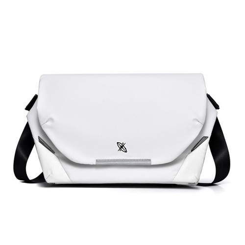 探索星空阿波羅x1磁吸釦斜後後背包男士單肩包騎行後後背包機能郵差電腦包