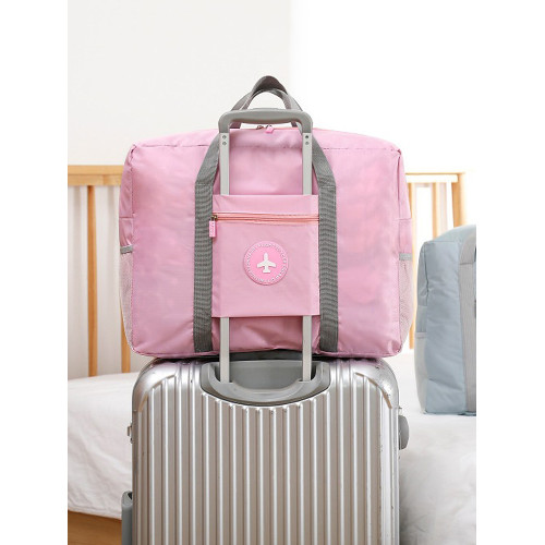 行李包包女短途旅行手提袋子裝棉被收納輕便大容量可攜式可套拉桿箱