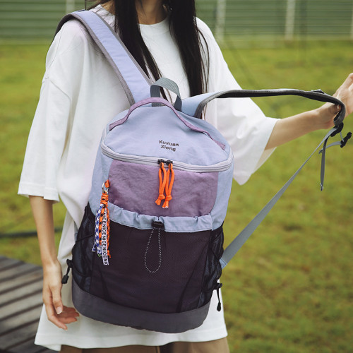 運動包男女情侶款超輕戶外徒步登山雙肩包兒童出遊旅行後後背包書包男