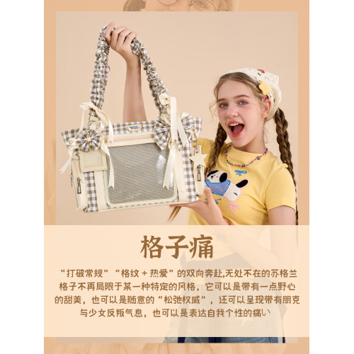 meowbunny 格子痛包雙肩斜後後背包手提單肩包三用社畜休閒通勤托特包 meowbunny 格子痛包雙肩斜後後背包手提單肩包三用社畜休閒通勤托特包