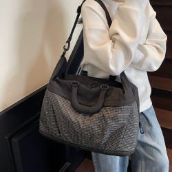 大容量輕便牛津布旅行包女出門套拉桿包健身可擴容乾濕分離行李包