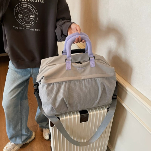 大容量輕便牛津布旅行包女出門套拉桿包健身可擴容乾濕分離行李包 大容量輕便牛津布旅行包女出門套拉桿包健身可擴容乾濕分離行李包