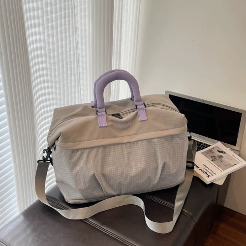 大容量輕便牛津布旅行包女出門套拉桿包健身可擴容乾濕分離行李包 大容量輕便牛津布旅行包女出門套拉桿包健身可擴容乾濕分離行李包