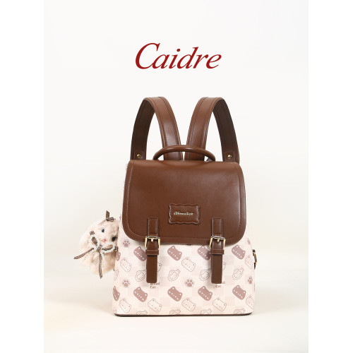 Caidre韓國可愛貓咪雙肩包包女2026新款通勤書包小衆輕便旅行後後背包 Caidre韓國可愛貓咪雙肩包包女2026新款通勤書包小衆輕便旅行後後背包