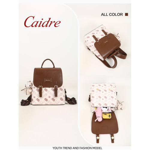 Caidre韓國可愛貓咪雙肩包包女2026新款通勤書包小衆輕便旅行後後背包 Caidre韓國可愛貓咪雙肩包包女2026新款通勤書包小衆輕便旅行後後背包