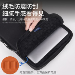 WIWU商務手提電腦包14寸適用華爲蘋果macbook13.6寸air13.3英寸pro16寸M2筆電M4/M3內膽15.6大容量防水防撞