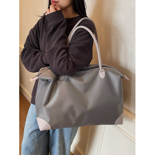 大容量旅行包女時尚短途旅遊收納行李包男可攜式手提待産托特包防水