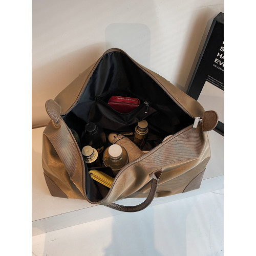 大容量旅行包女時尚短途旅遊收納行李包男可攜式手提待産托特包防水