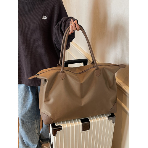 大容量旅行包女時尚短途旅遊收納行李包男可攜式手提待産托特包防水