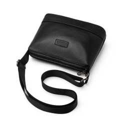 新款男士手拿包真皮手抓包多功能單肩斜後後背包牛皮質感小包簡約男包