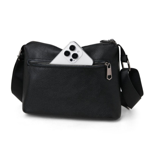 新款男士手拿包真皮手抓包多功能單肩斜後後背包牛皮質感小包簡約男包