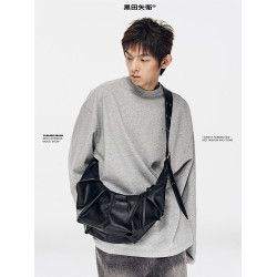 餃子包小衆設計師男生高級感潮牌輕奢慵懶風松弛感男女士斜後後背包包