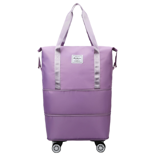 萬向輪旅行包輕可攜式行李袋帶滑輪折曡收納包待産包出差搬家行李包 萬向輪旅行包輕可攜式行李袋帶滑輪折曡收納包待産包出差搬家行李包