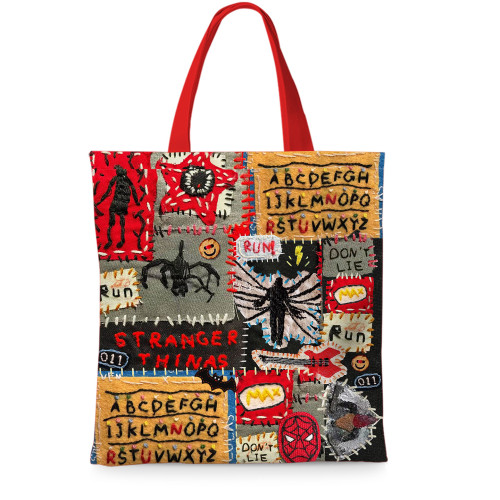 原創藝術帆布包袋個性設計感托特包不掉色單肩酷文藝小衆怪奇物語