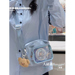 2026新款軟萌單肩斜後後背包大兒童可愛包包學生小包包通勤手機後後背包女