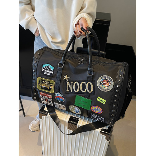 短途旅行包2025新款時尚刺綉小衆輕便大容量健身包男女通用手提包