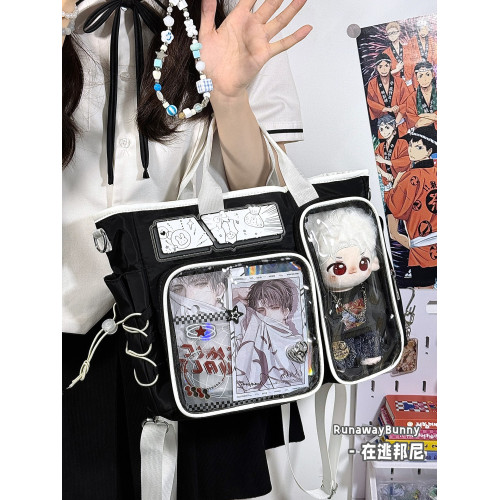 3way基礎款日常動漫單肩手提雙肩包大容量學院風20cm娃包斜背痛包 3way基礎款日常動漫單肩手提雙肩包大容量學院風20cm娃包斜背痛包