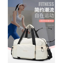 大容量短途旅行包乾濕分離運動健身包輕便時尚出差手提行李收納袋