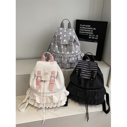 2025新款雙肩包女韓系小衆ins風 大容量高級感學生高顔值少女後後背包