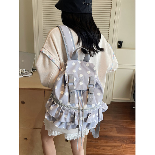 2025新款雙肩包女韓系小衆ins風 大容量高級感學生高顔值少女後後背包