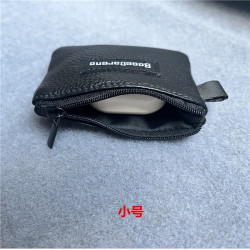 真皮迷你拉鍊零錢包airpodspro耳機包卡包硬幣包功能包小收納袋包