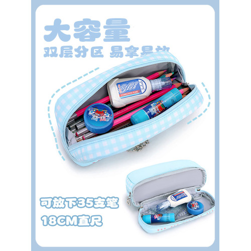 筆袋小學生角落生物鉛筆盒大容量可愛ins日系女生高顔值文具袋