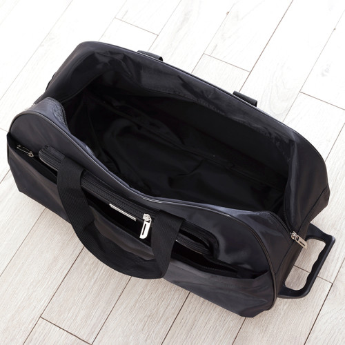 大容量防水行李包可折曡手提帶輪子拉桿包時尚出差登機輕便收納袋