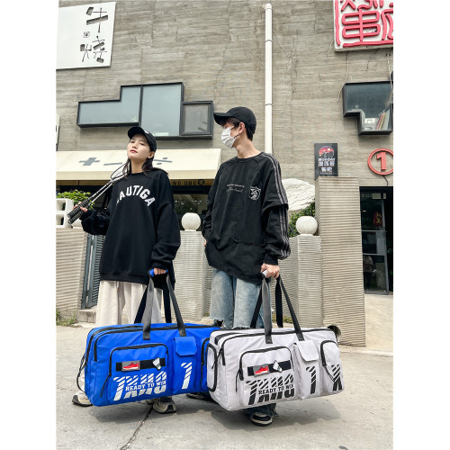 新款羽毛球包男款滑板包大容量球拍包短途旅行包女手提運動裝備包