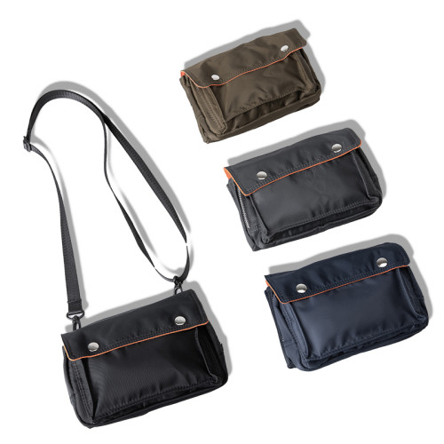 日系復古美式斜後後背包男士單肩包潮牌多功能腰包休閒飛行員小挎包潮