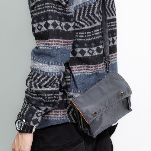 日系復古美式斜後後背包男士單肩包潮牌多功能腰包休閒飛行員小挎包潮