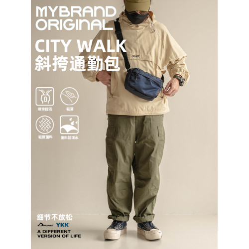 MYBRANDORIGINAL超輕休閒包通勤經典小方包輕便斜背單肩包3LD3115