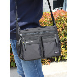 男士斜後後背包大容量生意收錢斜背後後背包便當包單肩包2026新款男士包包