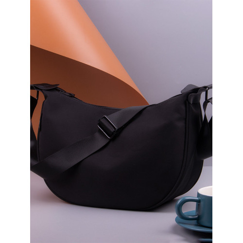 斜後後背包男單肩包男士餃子包男生小後後背包牛津布大容量休閒帆布包男款