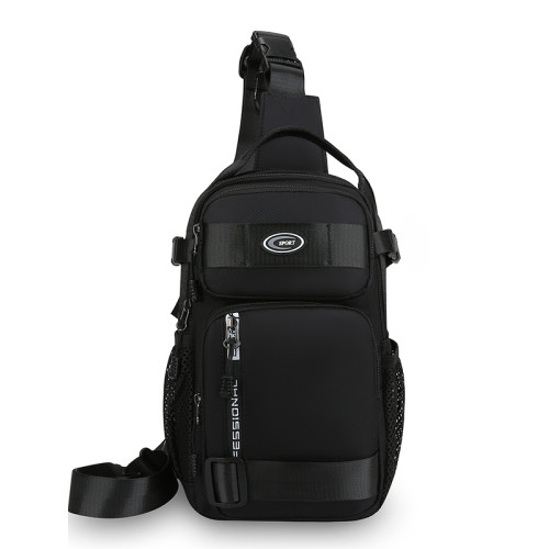 一包多背法八個口袋六層拉鍊時尚多層大容量休閒男士男款戶外旅遊