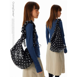 CryingCenter  扭扭包 可抽拉斜後後背包單肩包雙背法通勤日常皮包