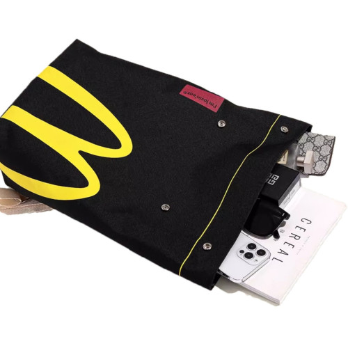 金拱門同款KFC雙肩紙袋後後背包女雙肩包大容量大學生上課休閒聯名款 金拱門同款KFC雙肩紙袋後後背包女雙肩包大容量大學生上課休閒聯名款