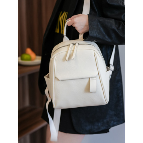 高級感雙肩包女2026新款軟皮純色時尚百搭通勤休閒大容量旅遊後後背包