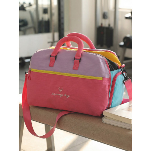 戶外輕便手提旅行包大容量登機收納行李袋乾濕分離運動瑜珈健身包