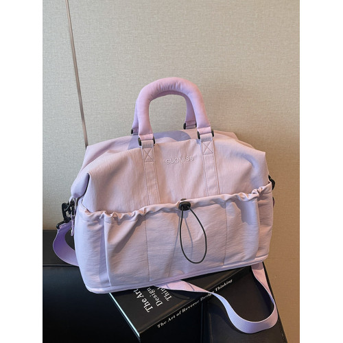 慵懶風輕便旅行大包出門套拉桿包健身可擴容乾濕分離待産包行李包