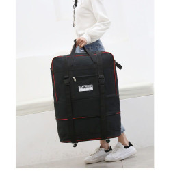 帶輪子旅行袋男女手提萬向輪行李包可背超大容量學生裝被收納搬家