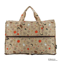 日本新櫻桃小丸子折曡旅行袋卡通可愛收納包大容量手提單肩行李包