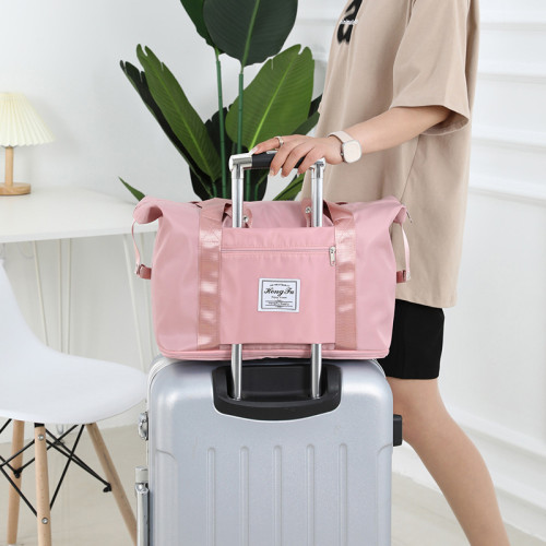 大容量短途旅行雙肩後後背包手提輕便待産包出差可套拉桿箱行李收納包