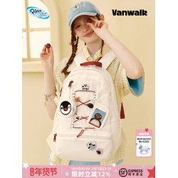 VANWALK Pingu企鵞新款大容量書包高中女生高顔值小衆學生雙肩包