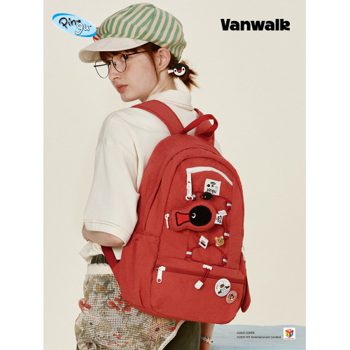 VANWALK Pingu企鵞新款大容量書包高中女生高顔值小衆學生雙肩包 VANWALK Pingu企鵞新款大容量書包高中女生高顔值小衆學生雙肩包