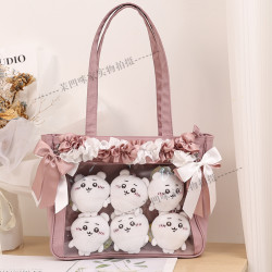 超輕痛花邊腸花掛件大腸痛絲帶配件裝飾品蝴蝶結適用WEGO新款痛包