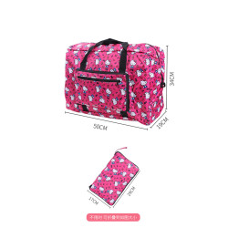 折曡旅行包女手提包可套拉桿箱行李袋大容量可愛登機包防水待産