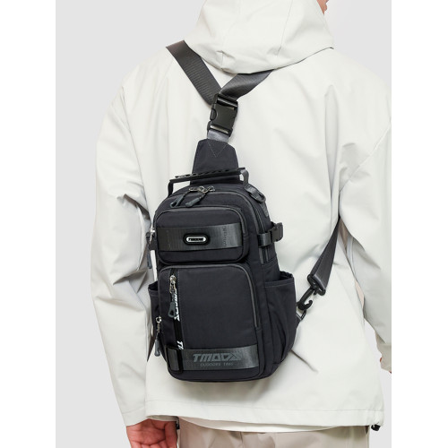 tanmesso休閒戶外男女胸包多功能單肩斜背雙肩包大容量學生後後背包潮 tanmesso休閒戶外男女胸包多功能單肩斜背雙肩包大容量學生後後背包潮